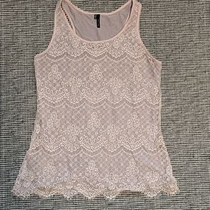 Maurices Lace Overlay Tank